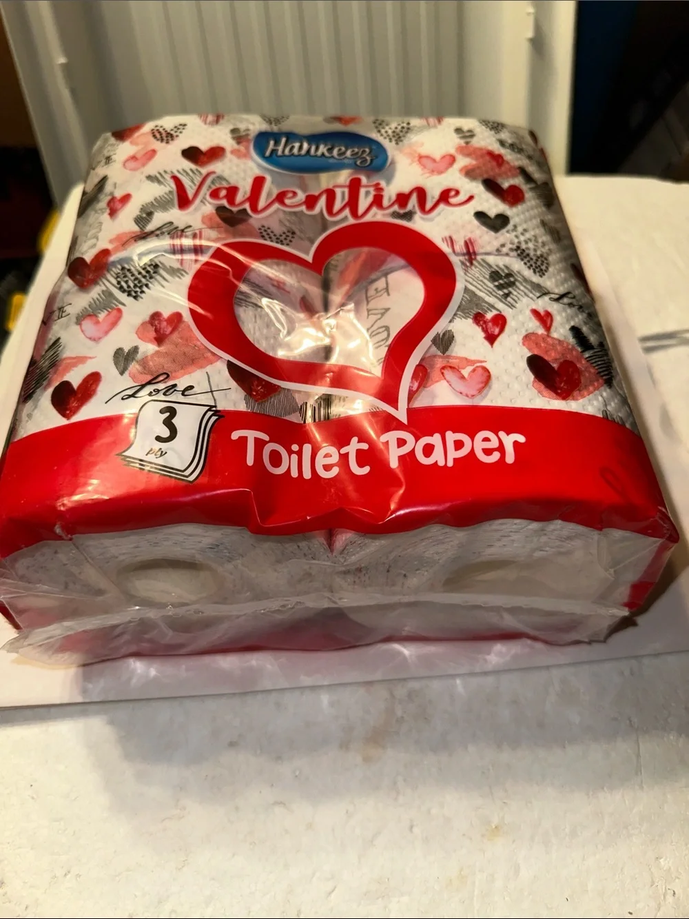 Valentine 4-Pack Toilet Paper